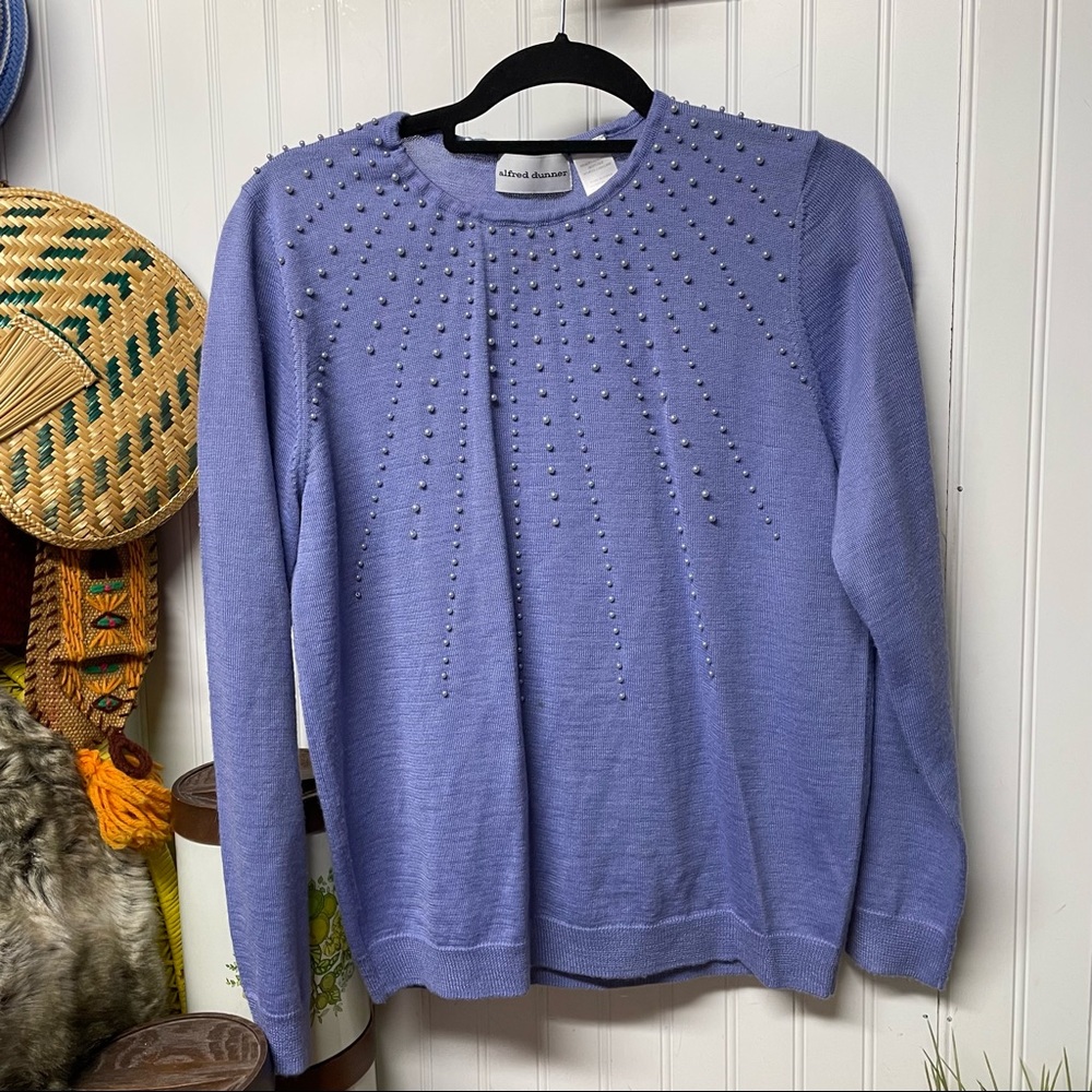Alfred Dunner Pearl sweater top size small